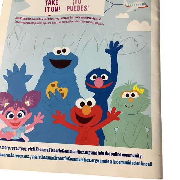 Sesame Street Little Neighbors Activity Book Bilingual Kids Collaboration PSEG - Picture 8 of 13